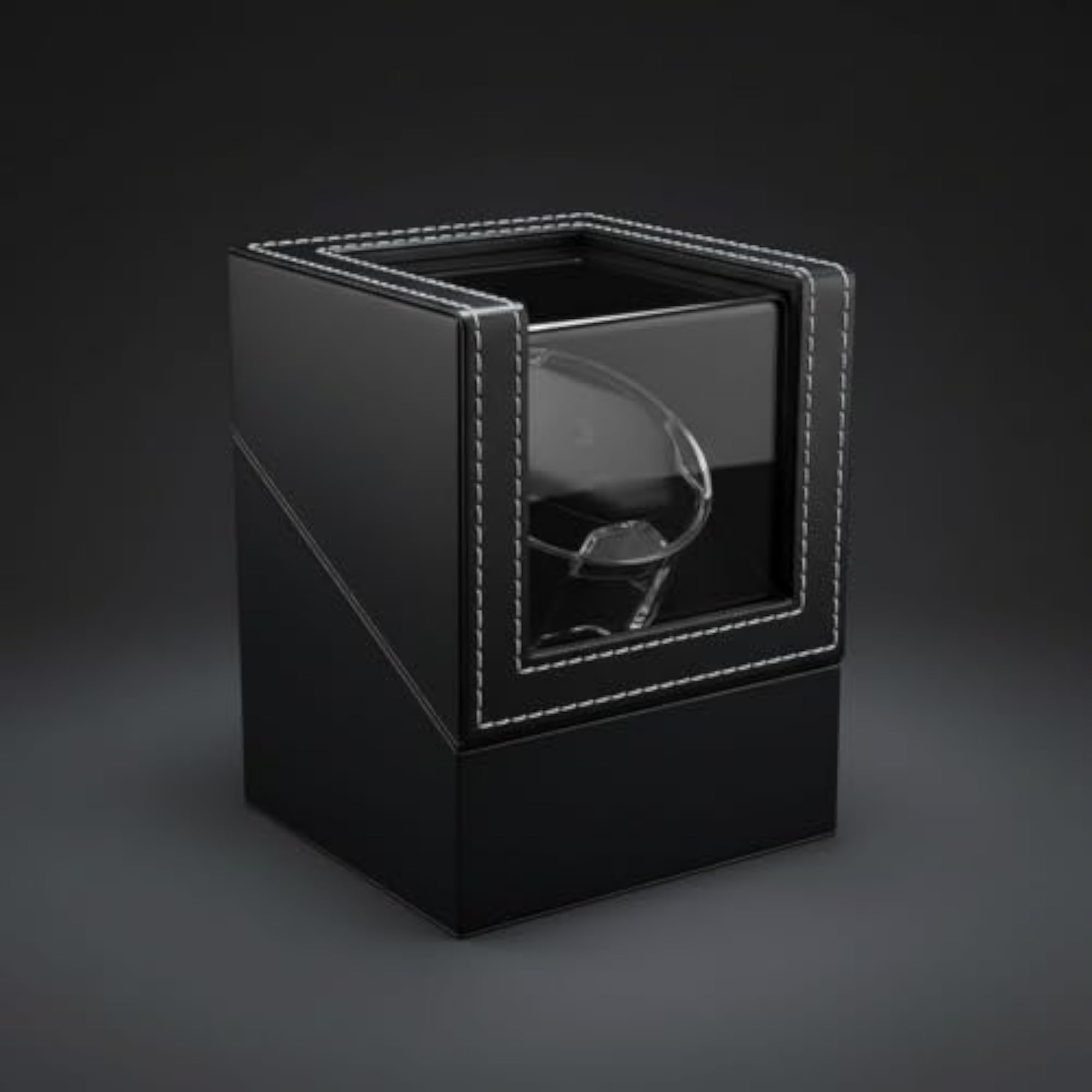 Leatherette Automatic Watch Winder, Compact Design
